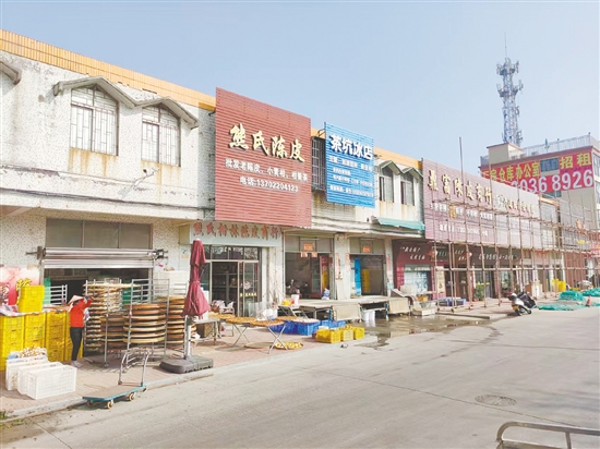 改造前的陈皮商业街。