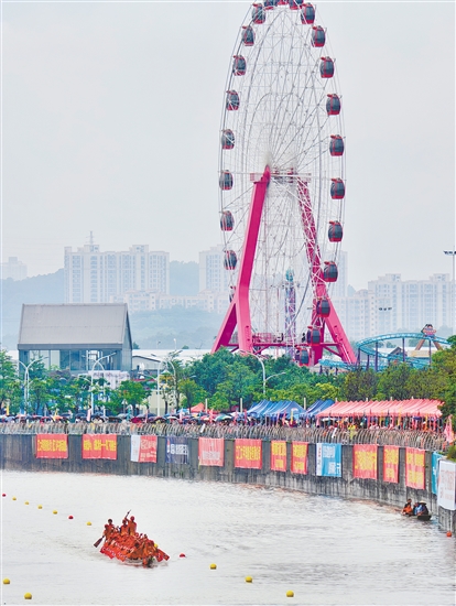 2026年江门市（蓬江）端午龙舟活动现场周边风光。