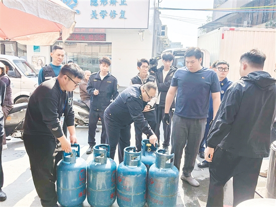台山开展打击“黑气”行动。