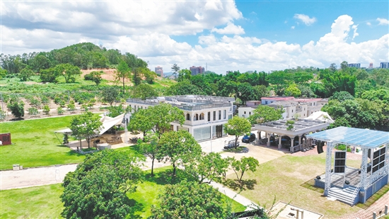 凤乡玉怀文旅项目航拍图。