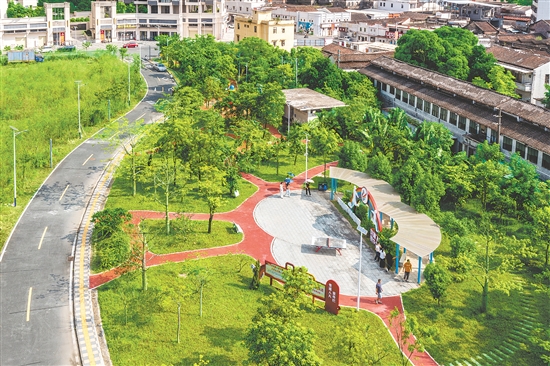 马冈镇绿美生态小公园。