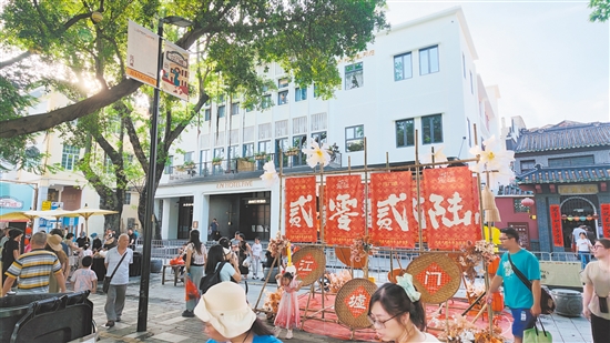 刚开业不久的江门岭南五号酒店，是江门墟中一道独特的风景。