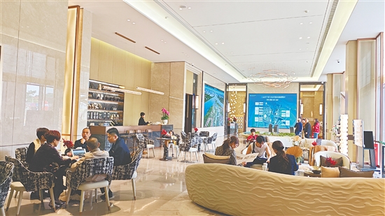 高品质楼盘人气旺。