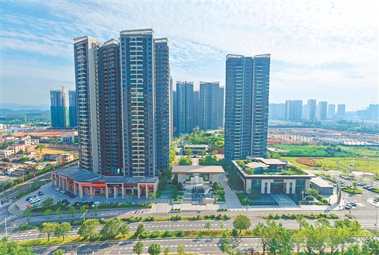 县域楼盘品质越来越高。