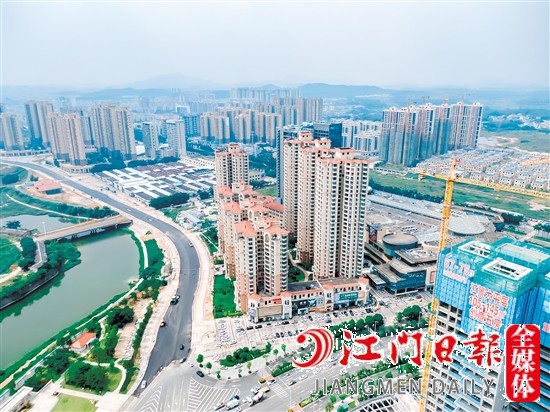 台山城区不断有新楼盘开工建设，推出市场。