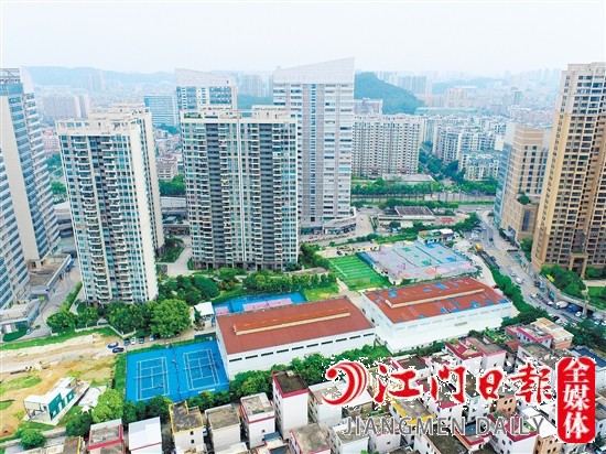 摩根国际旁地块实景图。